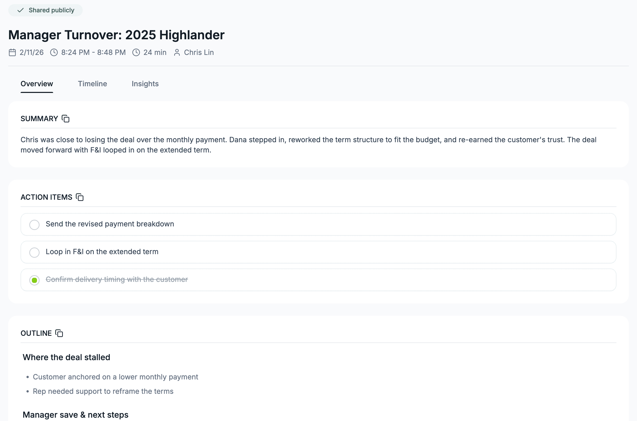August conversation intelligence preview